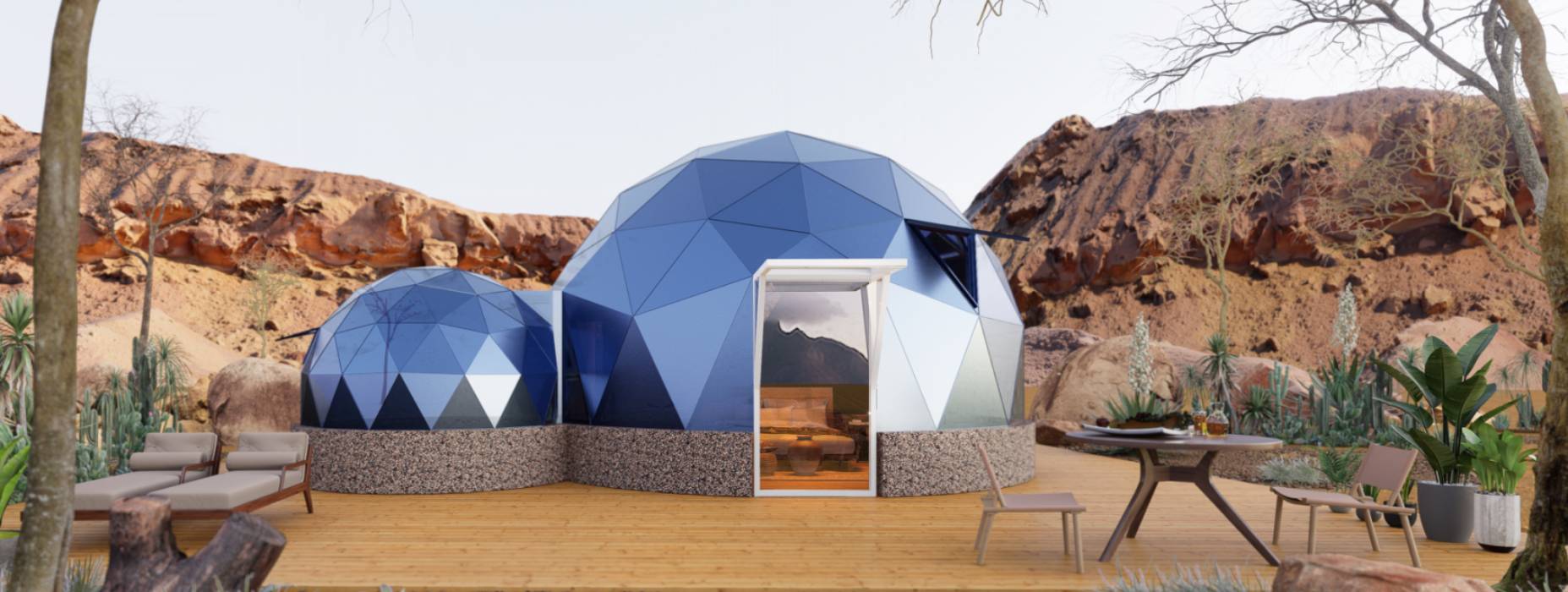 三都球形智能光伏玻璃星空房